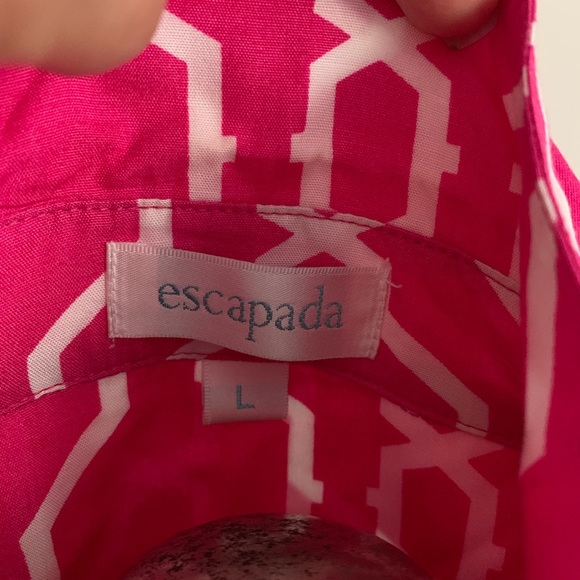 Escapade Pink and White Women’s Large - Picture 4 of 7